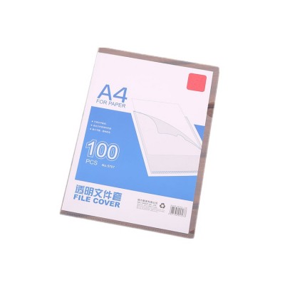 Popular product A4 hardcover clear stick folder